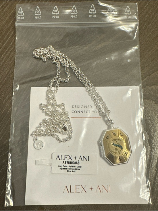 Alex and Ani Jewelry - Alex And Ani Harry Potter Slytherin Locket Necklace 20”-22” New Sold Out